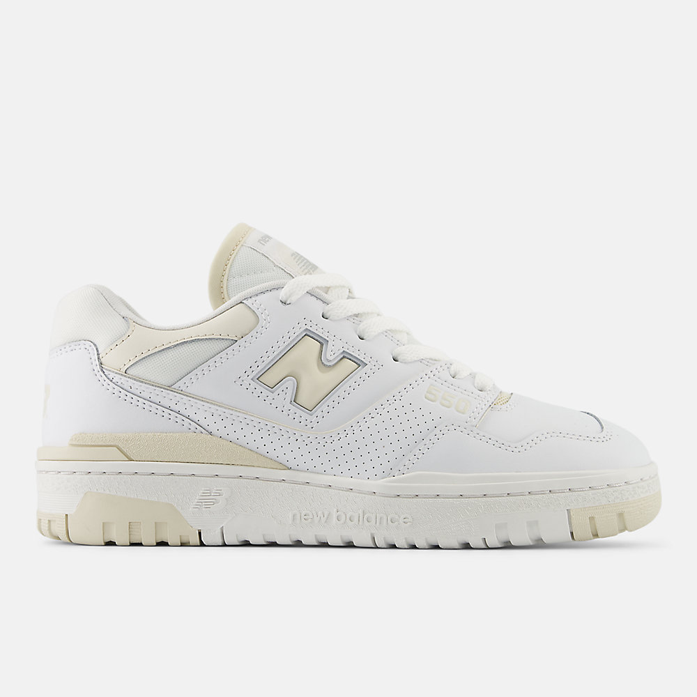 New Balance 550 Shoes White with Linen